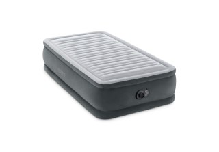 Jednoosobowy materac dmuchany 99x191x46 cm łóżko pompka 220V INTEX 64412 ND