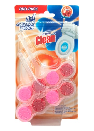 At Home 2x45g zawieszka do WC 5in1 Flower Power