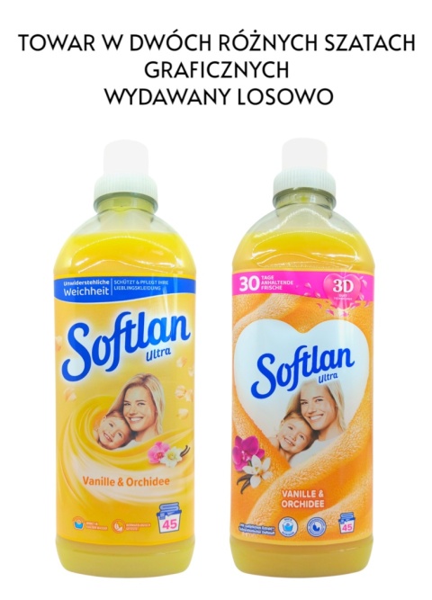 Softlan Vanille&Orchidee koncentrat płyn do płukania żółty 45płukań 1l