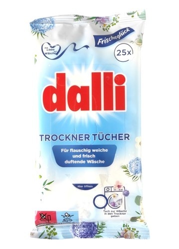 Dalli chusteczki zapachowe do suszarki 25szt.