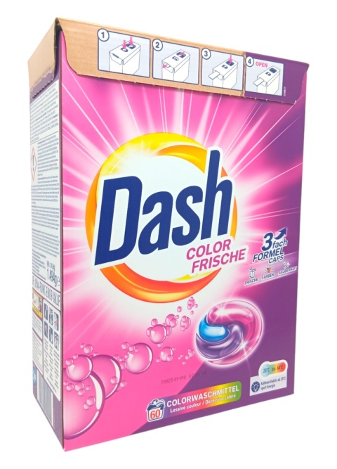 Dash 60 prań kapsułki Kolor 3in1