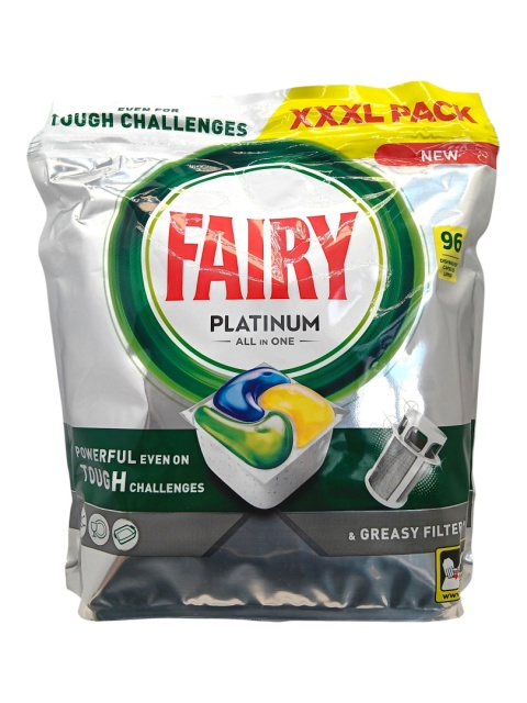 Fairy Platinum 96szt kaps. do zmywarki Lemon
