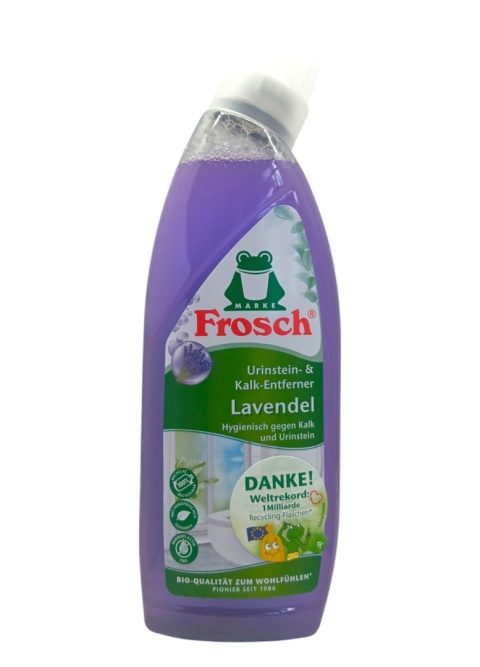Frosch 750ml płyn żel do czyszczenia toalety WC Lawendowy usuwający kamień