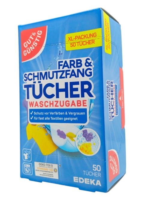 Gut&Gunstig chusteczki wyłapujące kolory 50szt