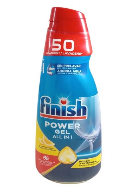 Finish 50 myć żel All-in-One 1l Lemon