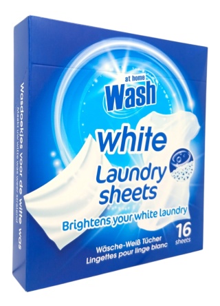At Home Wash chusteczki wybielające White 16 szt