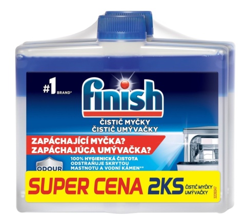 FINISH PŁYN DO CZYSZCZENIA DUOPACK / DISHWASHER CLEANER REGULAR 2x250 ML