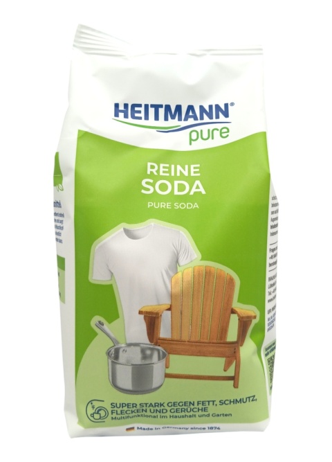 Heitmann Reine Soda Pure oczyszczona do sprzątania prania Niemiecka 500 g