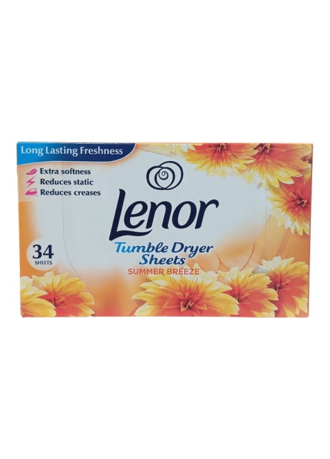 Lenor chusteczki zapachowe 34szt Żółte