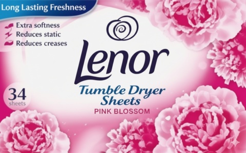 Lenor Chusteczki Zapachowe Do Suszarki Szafki Butów 34 szt Pink Blossom