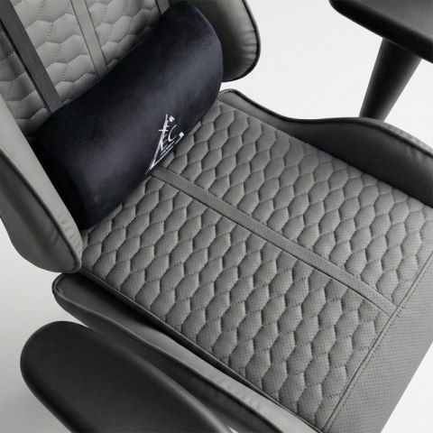 Fotel gamingowy obrotowy EvoChair z masażerem i regulowanymi podłokietnikami KO45SZ