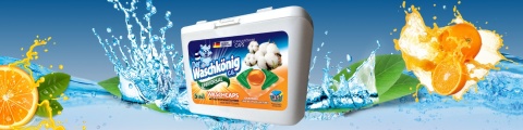DER WASCHKÖNIG KAPSUŁKI DO PRANIA 35 SZT POMARAŃCZA UNIVERSALNE 5IN1 BOX