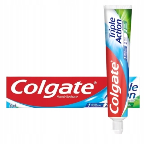 Colgate Triple Action Original Mint pasta do zębów 50 ml