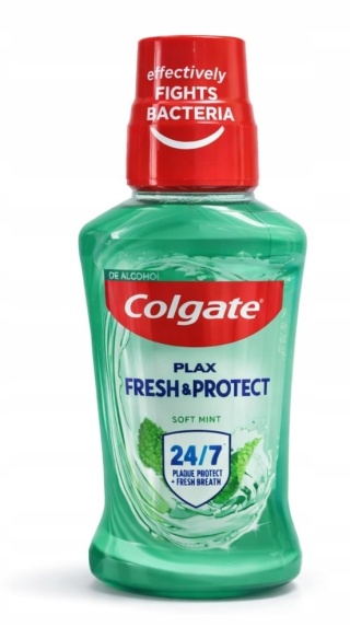Colgate Plax Soft Mint 250ml płyn do płukania jamy ustnej delikatna mięta