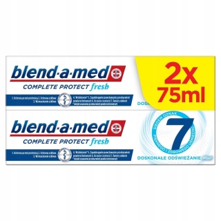 Blend-a-med Complete Protect 7 Extra Fresh pasta do zębów, 2x75 ml