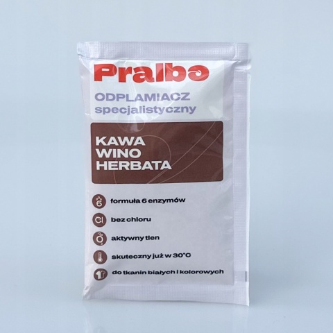 Pralbo odplamiacz specjalistyczny 35g Kawa, Wino, Herbata