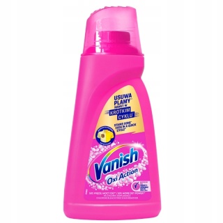 Vanish Odplamiacz Do Koloru W Płynie Usuwa Trudne Plamy Kolorowe Tkaniny