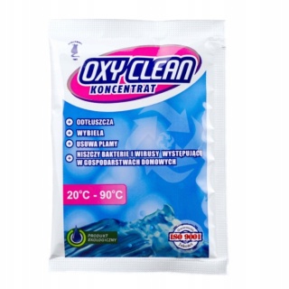 Wybielacz do tkanin w saszetkach Radziemska OXY CLEAN 50 g Polski Produkt