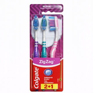 Colgate Szczoteczka Zig Zag Medium 3-Pack