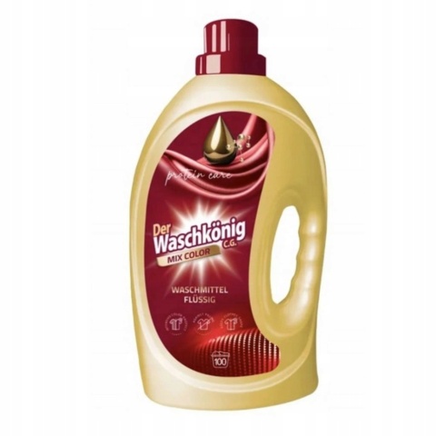 Der Waschkönig Mix Color Żel Do Prania Koloru Protein Care 100p 3l