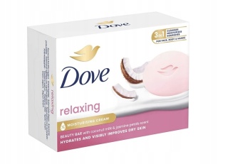Mydło w kostce Dove Relaxing 90g – kokosowy zapach, delikatne oczyszczanie