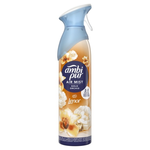 Ambi Pur Gold Orchid Odświeżacz Powietrza Spray 185ml
