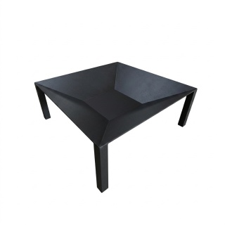 PALENISKO OGRODOWE KWADRATOWE PREMIUM 76x76cm – PROFIL 40x40mm + STOPKI REGULACYJNE