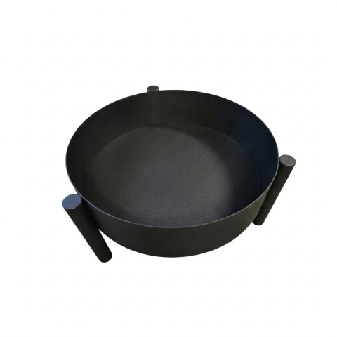 PALENISKO OGRODOWE "DAS" PREMIUM Ø 60cm – TRZY NOGI, CZARNY MAT