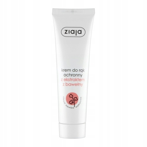 Ziaja Krem Do Rąk Ochronny Z Ekstraktem Z Bawełny 100 Ml