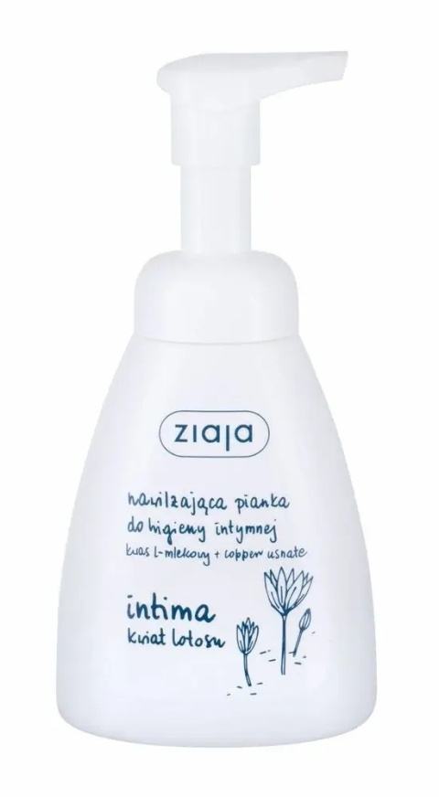 Ziaja Intima Nawilżająca Pianka Do Higieny Intymnej Kwiat Lotosu 250ml