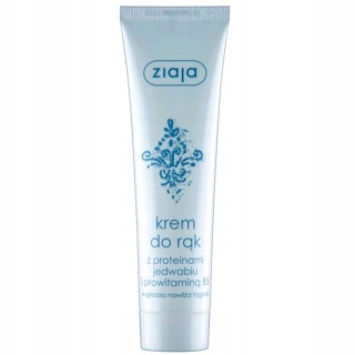 Ziaja Krem Do Rąk Z Proteinami Jedwabiu I Prowitaminą B5, 100 Ml