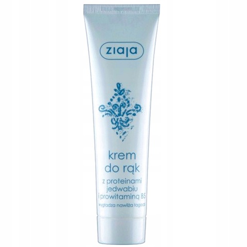 Ziaja Krem Do Rąk Z Proteinami Jedwabiu I Prowitaminą B5, 100 Ml