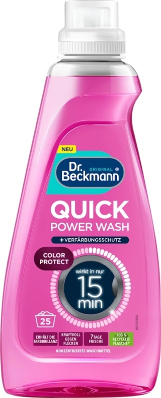 Dr. Beckmann Quick Power Wash Color Płyn do Krótkiego Prania 800 ml