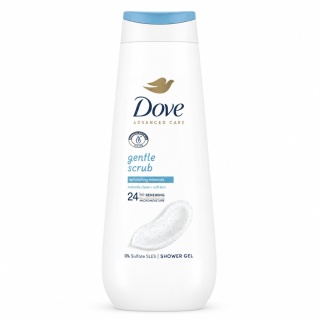 Dove Advanced Care Gentle Scrub Żel pod Prysznic 400 ml Peeling Mineralny