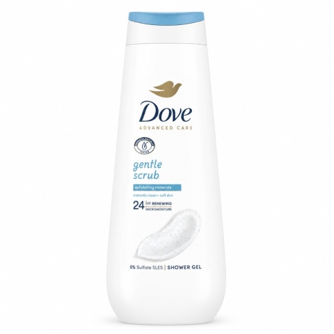 Dove Advanced Care Gentle Scrub Żel pod Prysznic 400 ml Peeling Mineralny