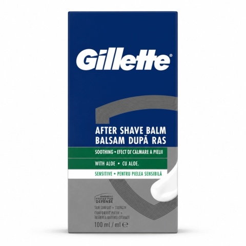 Gillette Soothing Sensitive Balsam po Goleniu Aloe 100 ml Skóra Wrażliwa