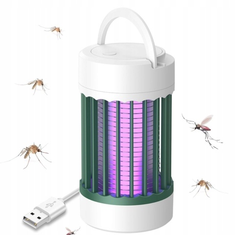 Lampa Owadobójcza UV LED na Komary Muchy Owady Przenośna Akumulator USB
