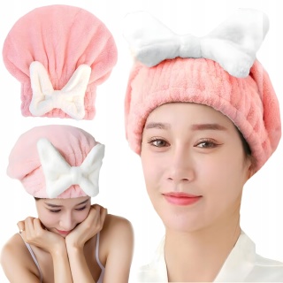TURBAN RĘCZNIK NA GŁOWĘ DO WŁOSÓW DO SUSZENIA SPA BASEN CZEPEK Z MIKROFIBRY